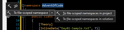 Filescoped Namespace